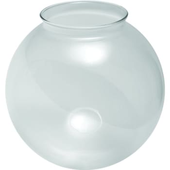 Image for Clear Globe Glass 6" Necked 3-1/4" Fitter Pack of 4 from HD Supply
