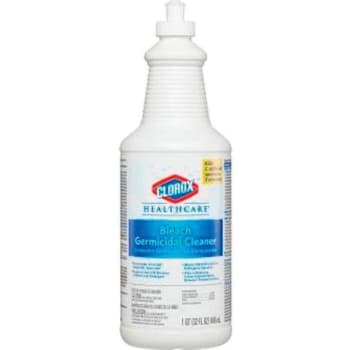 Clorox 32 Oz. Healthcare Bleach Germicidal Cleaner Pull-Top Case Of 6