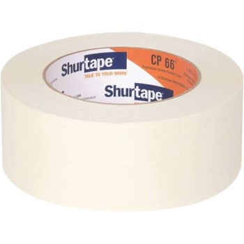 Shurtape 48 Mm X 55 M Cp 66 Hi-Adhesion Masking Tape 5.2 Mils (24-Rolls) (Natural)