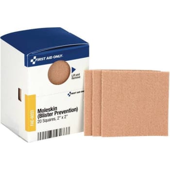 Image for First Aid Only 2 In. X 2 In. Moleskin Refill (20-Pack) from HD Supply