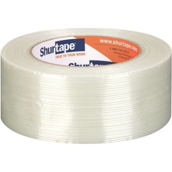 Image for Shurtape Gs 490 48mm X 55 M. 4.5 Mil. Fiberglass Tape (White) from HD Supply
