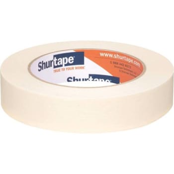 Image for Shurtape Cp 106 4.8 Mil. 24mm X 55 M. Medium-High Adhesion Masking Tape (Natural) from HD Supply