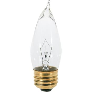 Image for SATCO 40-Watt Ca10 Medium Base Incandescent Decorative Light Bulb (25-Pack) from HD Supply