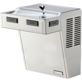 Image for Halsey Taylor HAC Series ADA Wall-Mounted Drinking Fountain (Platinum Vinyl) from HD Supply