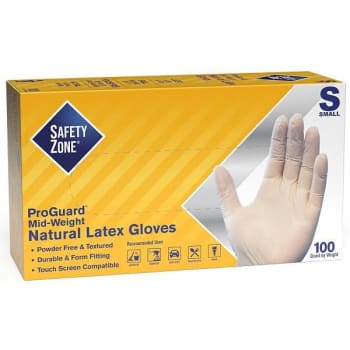 Image for The Safety Zone Small Natural Powder-Free Latex Disposable Gloves (100-Pack) from HD Supply