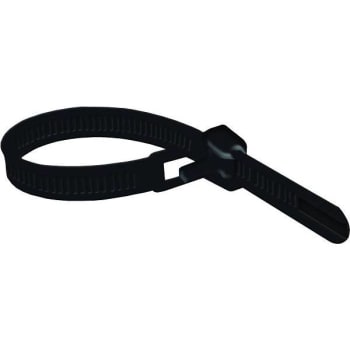Andfel 12 In. Black Nylon Cable Ties