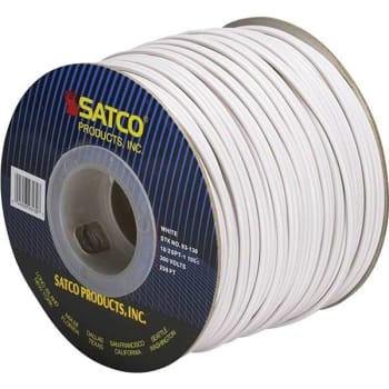 Image for SATCO 250 Ft. 18/2 White Vinyl Lamp Zip Cord from HD Supply