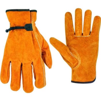 Custom Leathercraft X-Large Economy Split Cowhide Driver Gloves