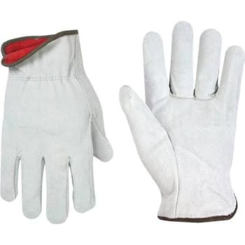 Image for Custom Leathercraft Large Winter Split Cowhide Driver Work Gloves from HD Supply