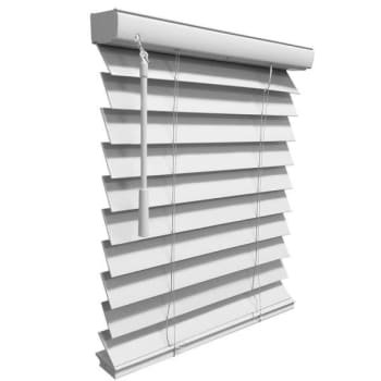 Image for Champion® TruTouch® 24 x 66 in Pure White Cordless 2" Smooth Faux Wood Blinds from HD Supply