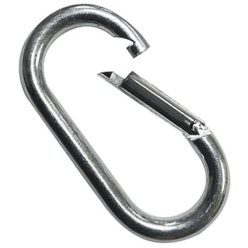 Image for Snap-Loc 3-1/8 In. Zinc-Plated Steel Carabiner (10-Pack) from HD Supply