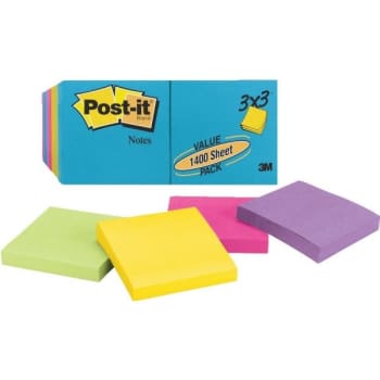 Image for Post-It® Notes, Ultra Collection, 3" X 3", Pack Of 14 Pads from HD Supply