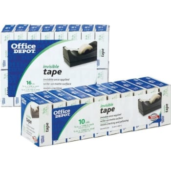 Office Depot® Brand Invisible Tape, 3/4" x 1296", Package Of 16