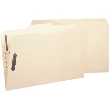 SMEAD® Heavyweight Manila Fastener Folders, Legal Size, Box Of 50