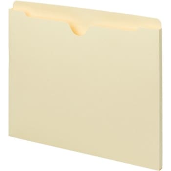 Image for Smead Manila File Jackets, Single-Ply Tab, 9-1/2" x 11-3/4", Box Of 100 from HD Supply