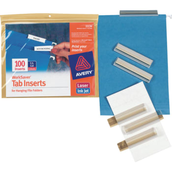 Smead Easy Slide Tabs, 3-1/2" x 1/2", Clear, Pack Of 18 ...