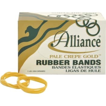 Image for Alliance® Rubber Pale Crepe Gold® Rubber Bands, #33, 3-1/2" x 1/8", Box Of 970 from HD Supply