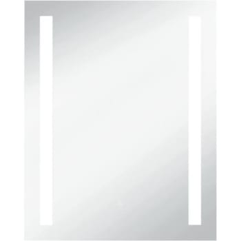 Tosca 24 in. x 30 in. Frameless Rectangular LED Light Bathroom Vanity Mirror (Silver)