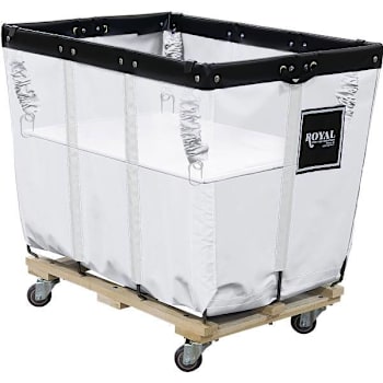 Royal Basket Trucks 6 Bushel Spring Lifts ,white