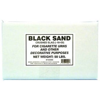 Image for Mission Kleensweep 50 Lb. Decorative Sand (Black) from HD Supply