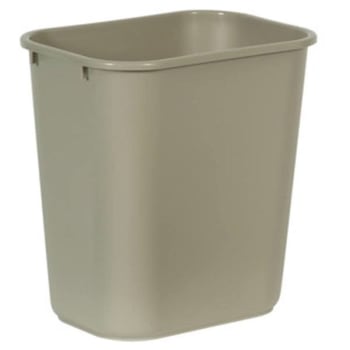 Image for Bagasse 28 Quart Wastebasket Beige Case Of 12 from HD Supply