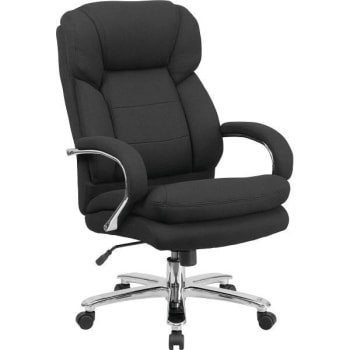 Image for Flash Furniture Fabric Swivel Ergonomic Office Chair (Black) from HD Supply