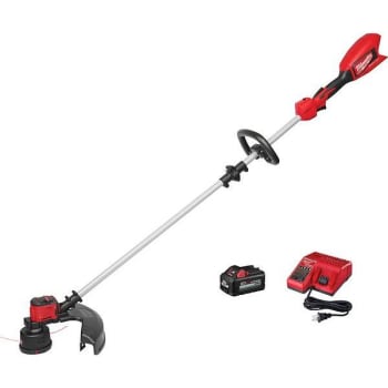Image for Milwaukee M18 18v Li-Ion Brushless Cordless String Trimmer Kit W/ 6.0 Ah Battery from HD Supply