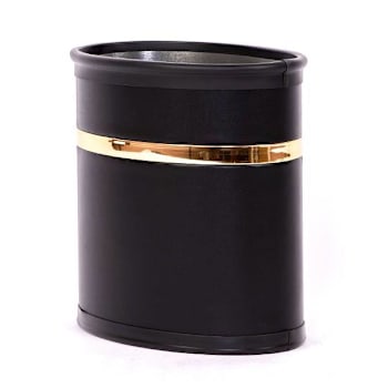 Image for Lux Collection 8 Quart  Metal Wastebasket , Case Of 6 from HD Supply