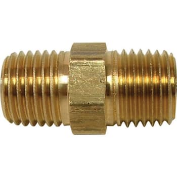 Image for Everbilt 1/4 In. Brass Hex Nipple (10-Pack) from HD Supply