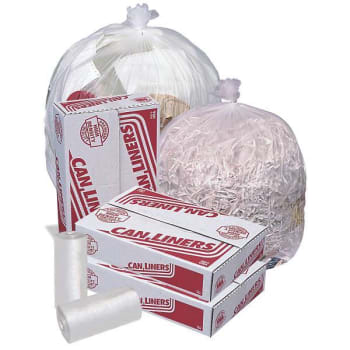 Image for Pitt Plastics 45 Gal. 40 In. X 48 In. Natural Trash Bags (250-Case) from HD Supply