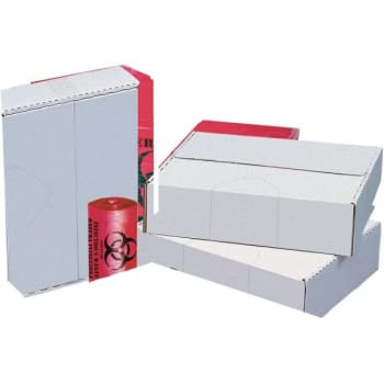 Image for Pitt Plastics Rxs7873xr-Prtd 33 Gal. 33 In. X 39 In. 1.2 Mil. Red Low-Density Trash Bags (15-Case) from HD Supply