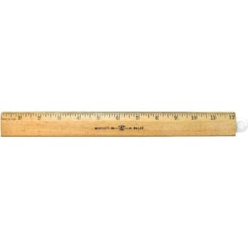 Image for Westcott® Wood Ruler, Single Edge, 12" Scaled In 1/16" Increments from HD Supply