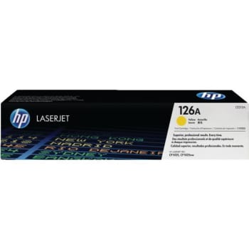 Image for HP 126A, Toner Cartridge CE312A, Yellow from HD Supply