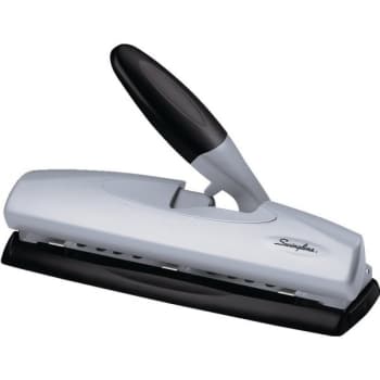 Image for Swingline® Light-Touch High-Capacity Paper Punch, Black/Silver from HD Supply