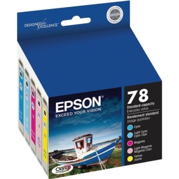 Epson® 78 / T078920 Claria Hi-Definition Color Ink Cartridges, Package Of 5