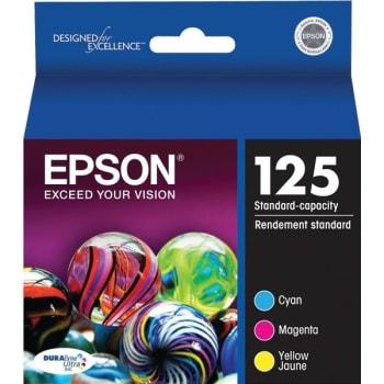 Image for Epson® 125 / T125520-S DuraBrite Ultra Tricolor Ink Cartridges, Package Of 3 from HD Supply