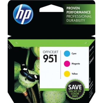 Image for HP 951 / CR314FN Ink Cartridges, Cyan/Magenta/Yellow, Package Of 3 from HD Supply