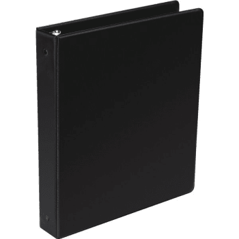 Image for Wilson Jones® Just Basics Economy Binder, 1-1/2" Round Rings, Letter Size, Black from HD Supply