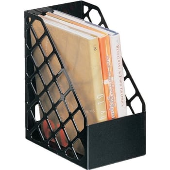 Image for Office Depot Brand Plastic Mesh Magazine File, Large, Black from HD Supply