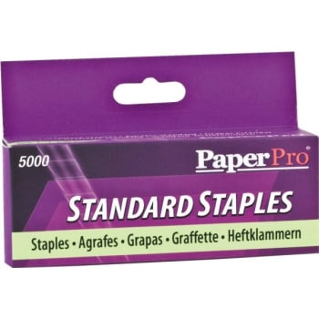 PaperPro® Premium Standard Staples, 1/4", Box Of 5,000