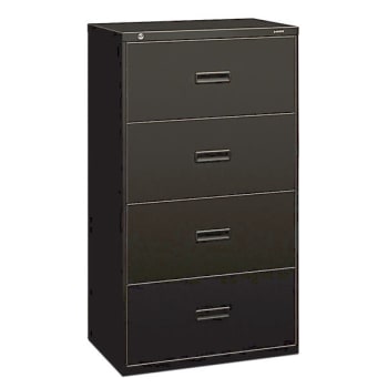 Hon 400 Series 30in Wide Lateral File 4 Drawers 53 1 4h X 30w X19 1 4d Black Hd Supply
