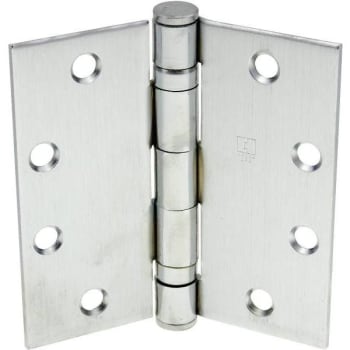 Image for Hager 4-1/2 In. X 4-1/2 In. Dull Chrome Ball Bearing Temp Hinge (3-Pack) from HD Supply