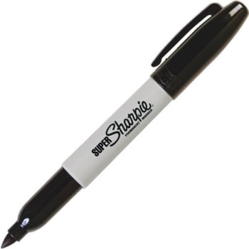 Image for Sharpie® Super Permanent Markers, Black, Package Of 6 from HD Supply