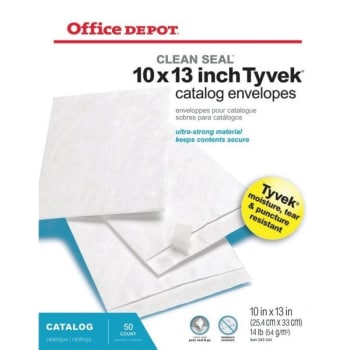 Image for Office Depot 10 x 13 in. Tyvek Envelopes (50-Box) from HD Supply
