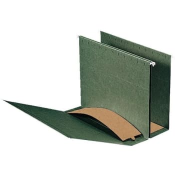 Image for SMEAD® Box-Bottom Hanging Folders, Letter Size, Green, 3" Extension, Pack Of 25 from HD Supply
