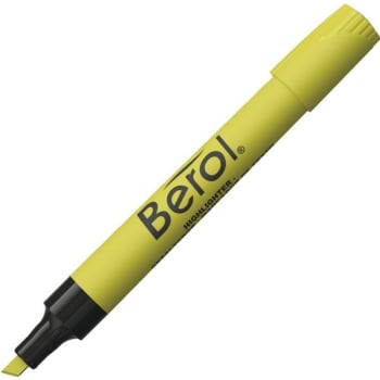 Image for Eberhard Faber Berol® 4009 Highlighters, Fluorescent Yellow, Pack Of 12 from HD Supply
