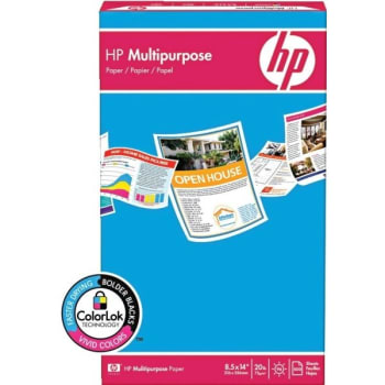 HP Multipurpose Paper, 8-1/2 x 14", Package Of 500
