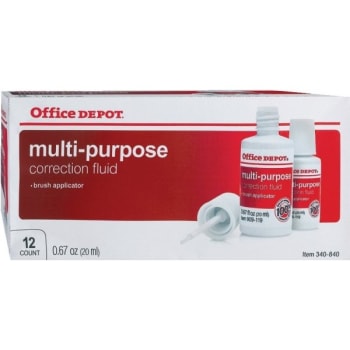 Office Depot® Correction Fluid, Package Of 12