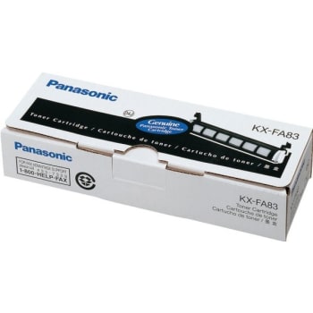 Image for Panasonic Kx-Fa83 Fax Toner Cartridge, Black from HD Supply