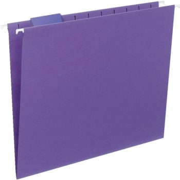 Image for SMEAD® Color Hanging Folders, Letter Size, Purple, Box Of 25 from HD Supply